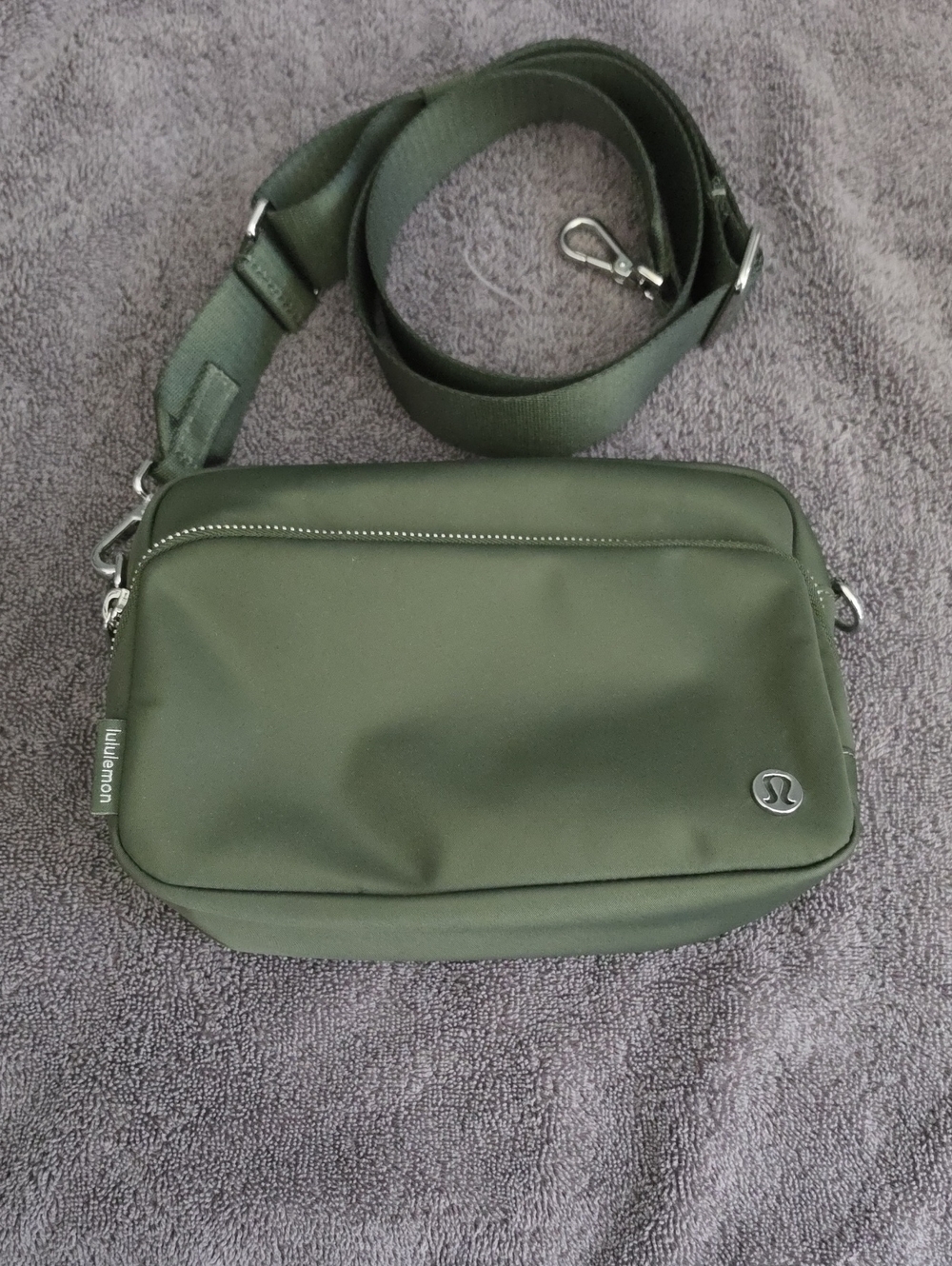 lululemon athletica Olive Green Crossbody Belt Bag